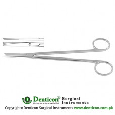 Metzenbaum-Nelson Dissecting Scissor Straight - Blunt/Blunt Stainless Steel, 18 cm - 7"